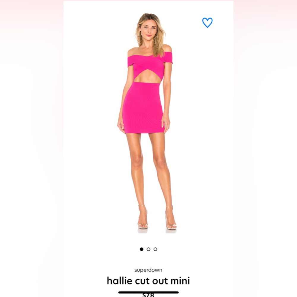 Super down Hallie cutout mini
